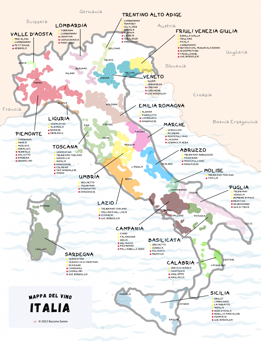 Regioni Vitivinicole Italiane